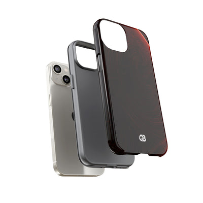 Crimson Solar Horizon · Tough Phone Case for iPhone · Red