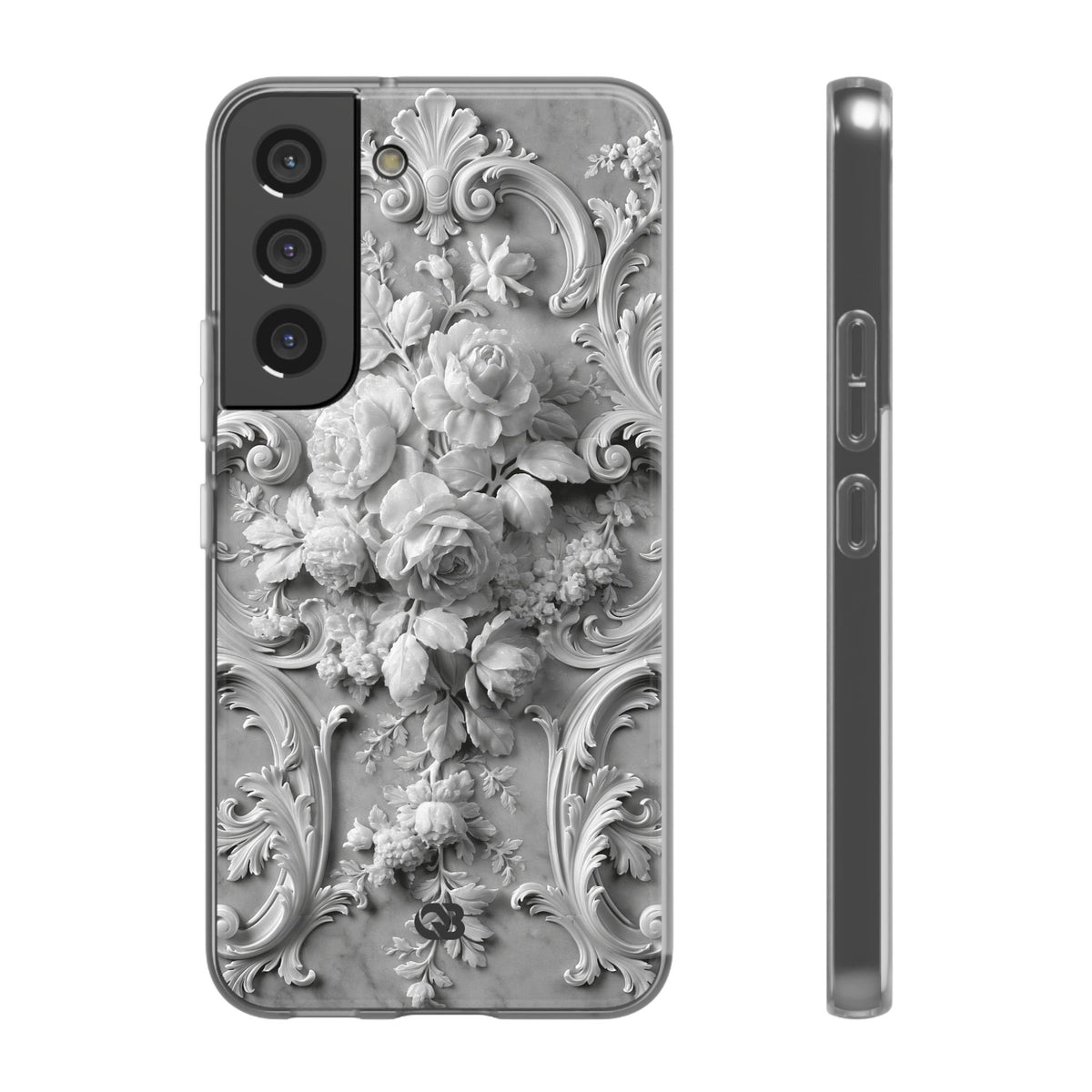 Rococo Marble Rose · Lite Phone Case for Samsung · White