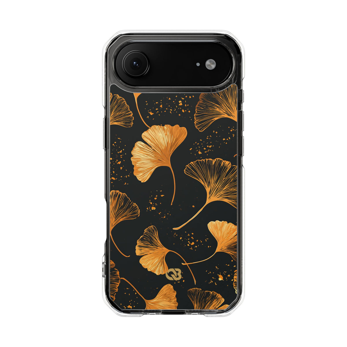 Gilded Ginkgo · Clear Impact Magnetic Phone Case for iPhone · Gold
