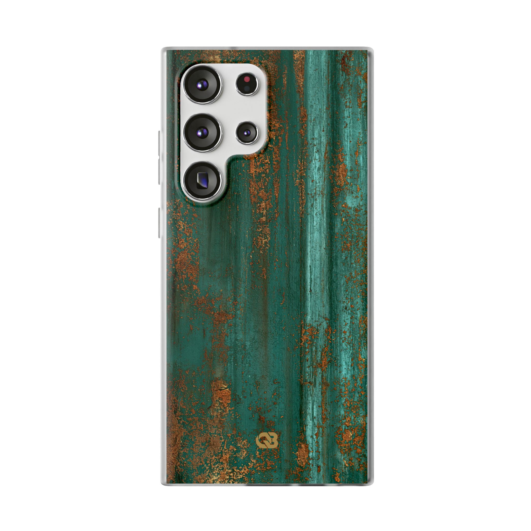 Teal Lite Phone Case for Samsung - Verdigris Copper Siding