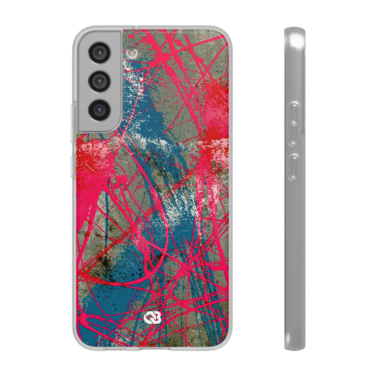 Neon Static Drip · Lite Phone Case for Samsung · Pink