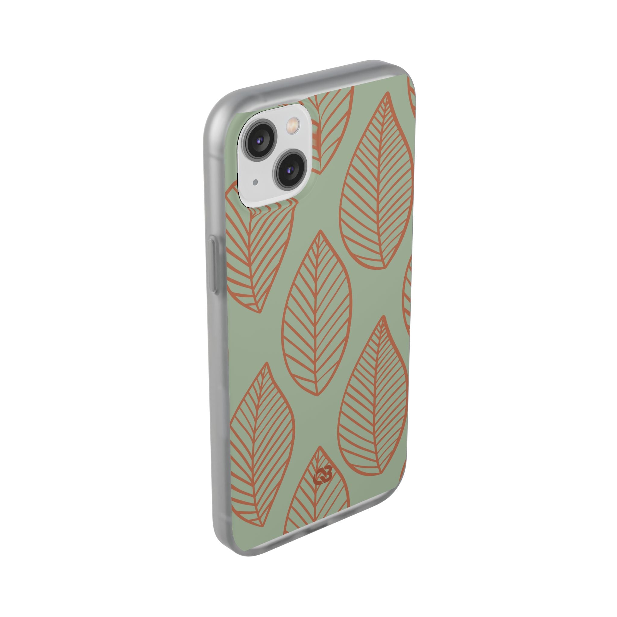 Sage Earth Leaves · Soft Phone Case for iPhone