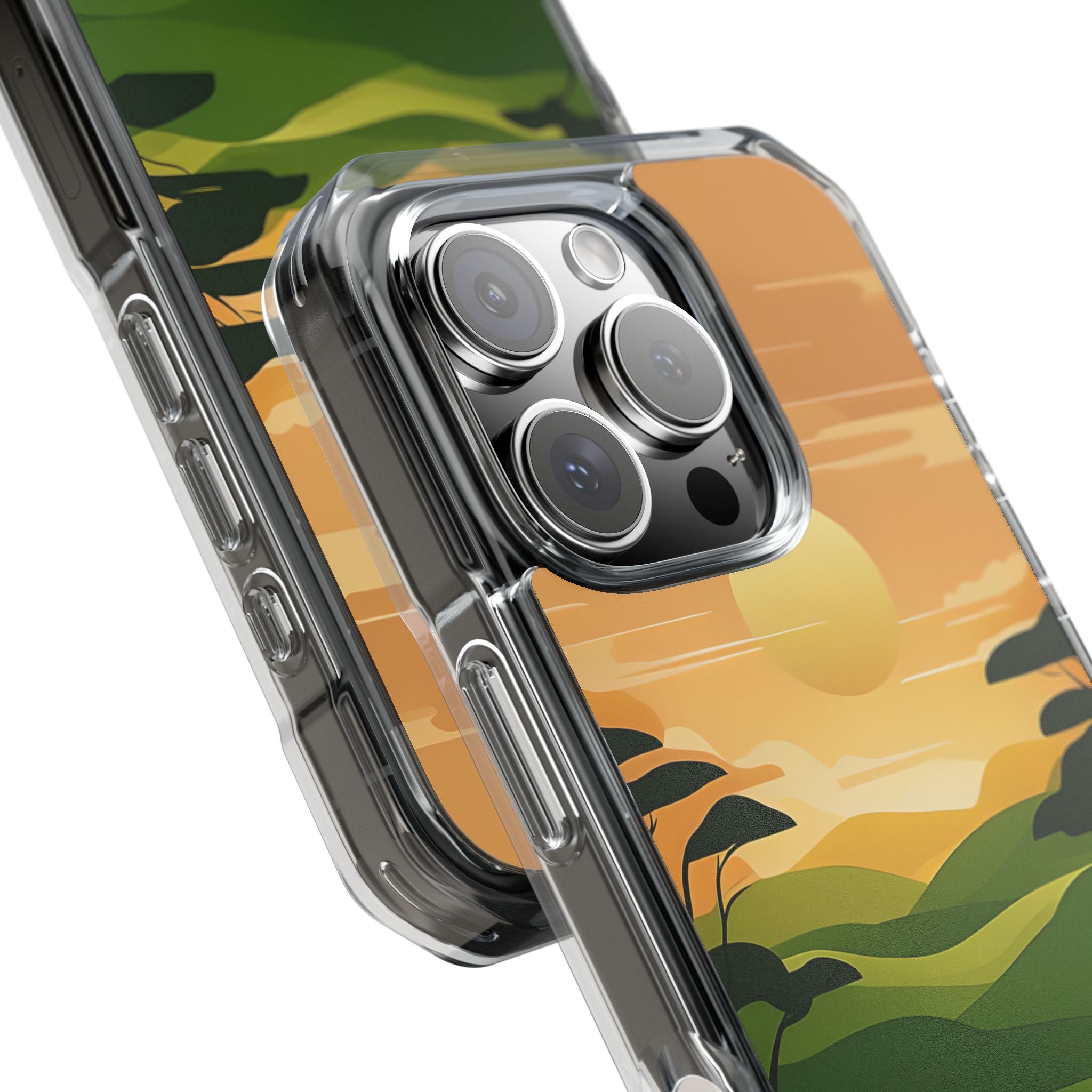 Verdant Horizon Sun · Impact Phone Case for iPhone · Magsafe