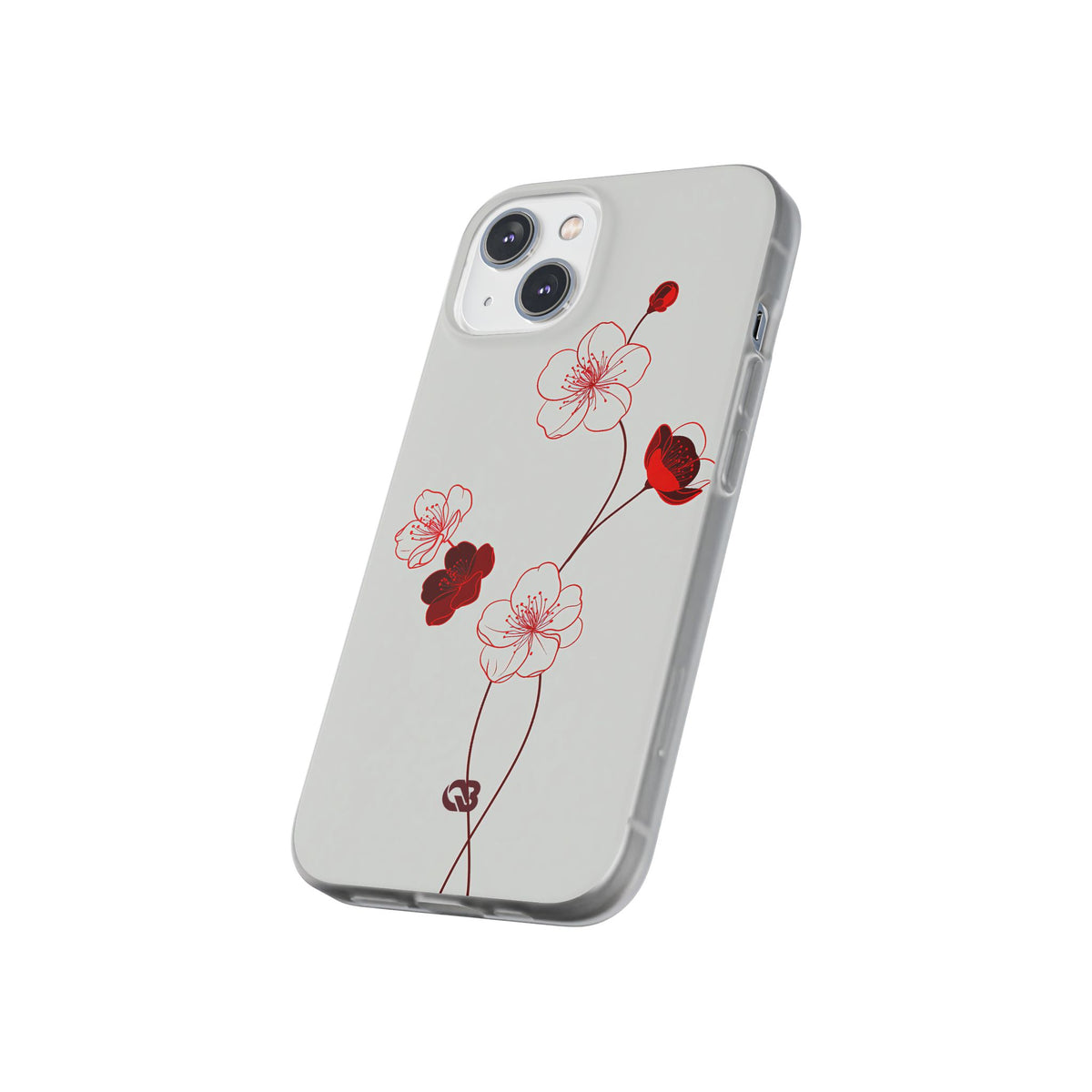 Crimson Sakura Blossom · Lite Phone Case for iPhone ·  Red