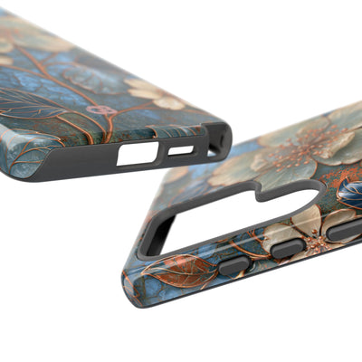 Gilded Blossom Reverie · Tough Phone Case for Samsung · Teal