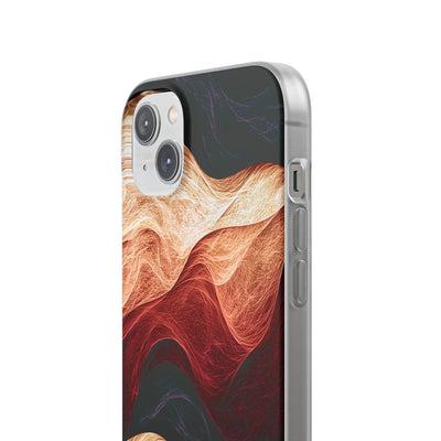 Ember Wave Dispersion · Lite Phone Case for iPhone ·  Red