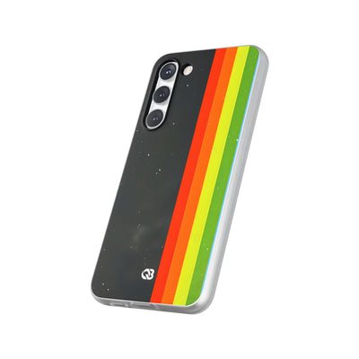 Retro Galactic Stripes · Soft Handyhülle für Samsung