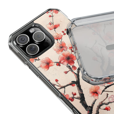 Crimson Silk Flora · Impact Handyhülle für iPhone · Magsafe