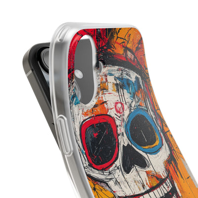 Vivid Graffiti Skull · Soft Custodia per iPhone