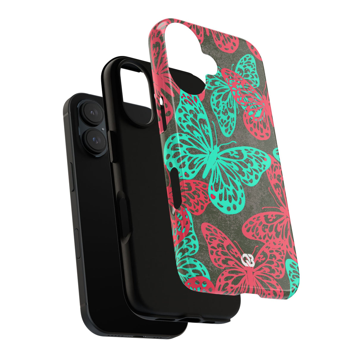 Electric Papillon · Tough Phone Case for iPhone · Pink