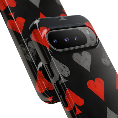 Crimson Ash Suits · Tough Handyhülle für Google Pixel