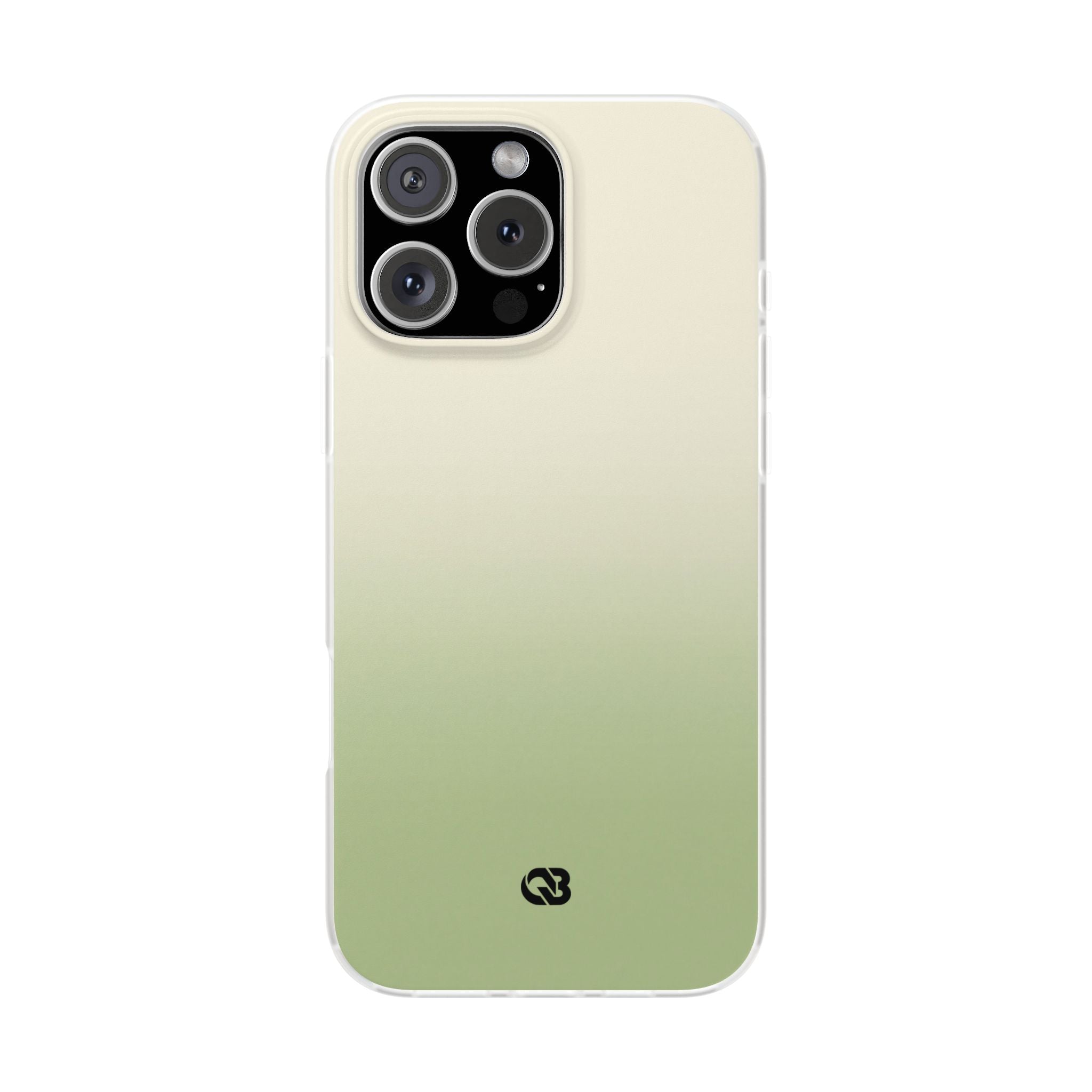 Green Lite Phone Case for iPhone - Bone Sage Fade
