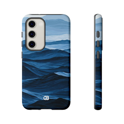 Blue Tough Phone Case for Samsung - Cobalt Ridge Tides