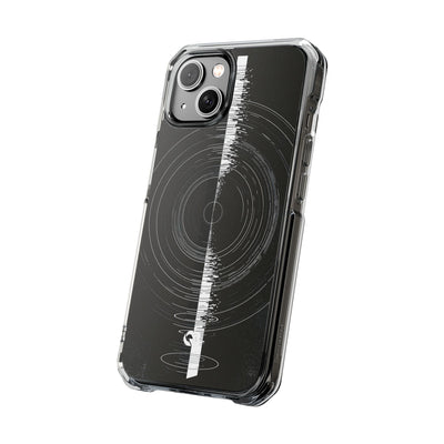 Black Impact MagSafe Phone Case for iPhone - Obsidian Orbital Signal