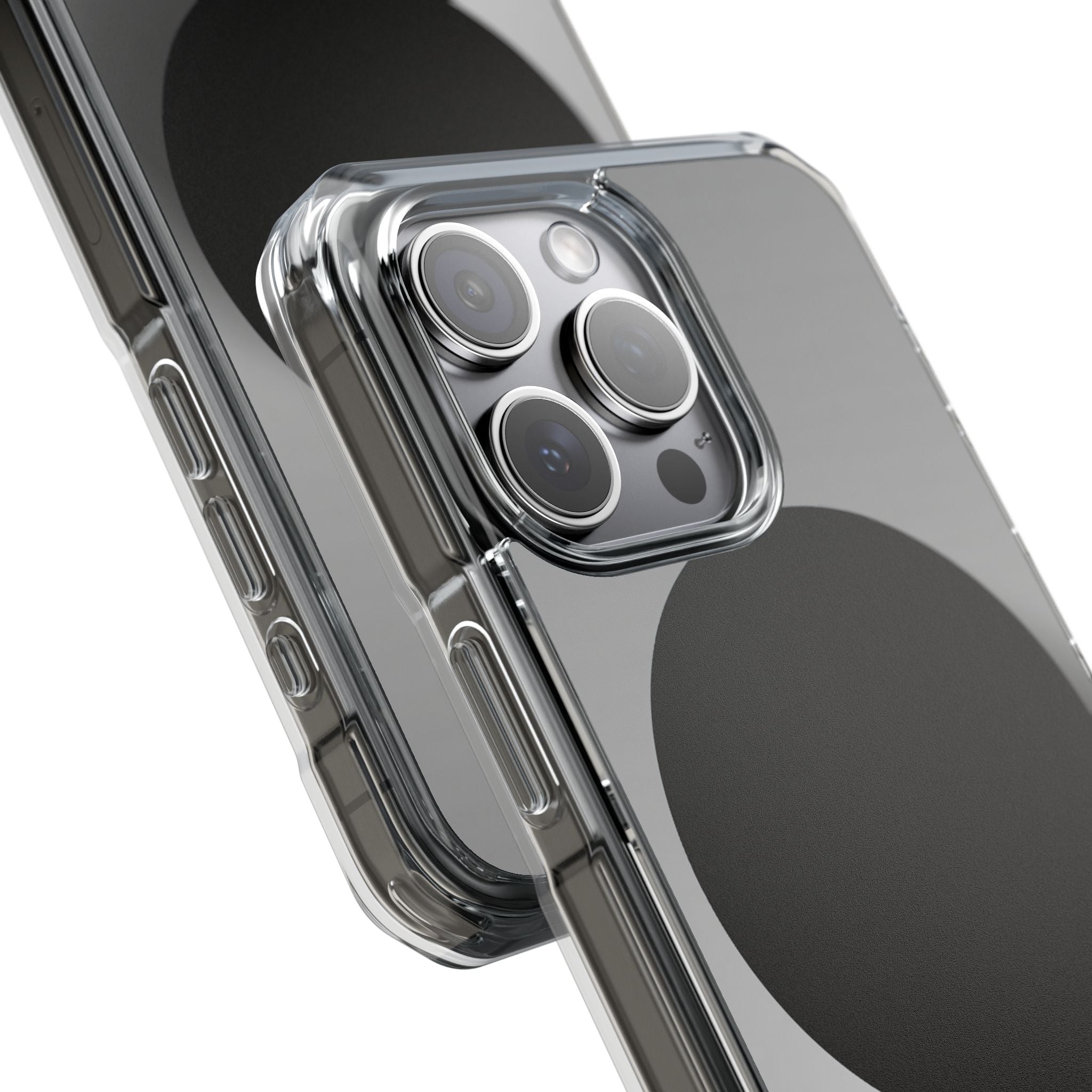 Grey Impact MagSafe Phone Case for iPhone - Matte Onyx Sphere