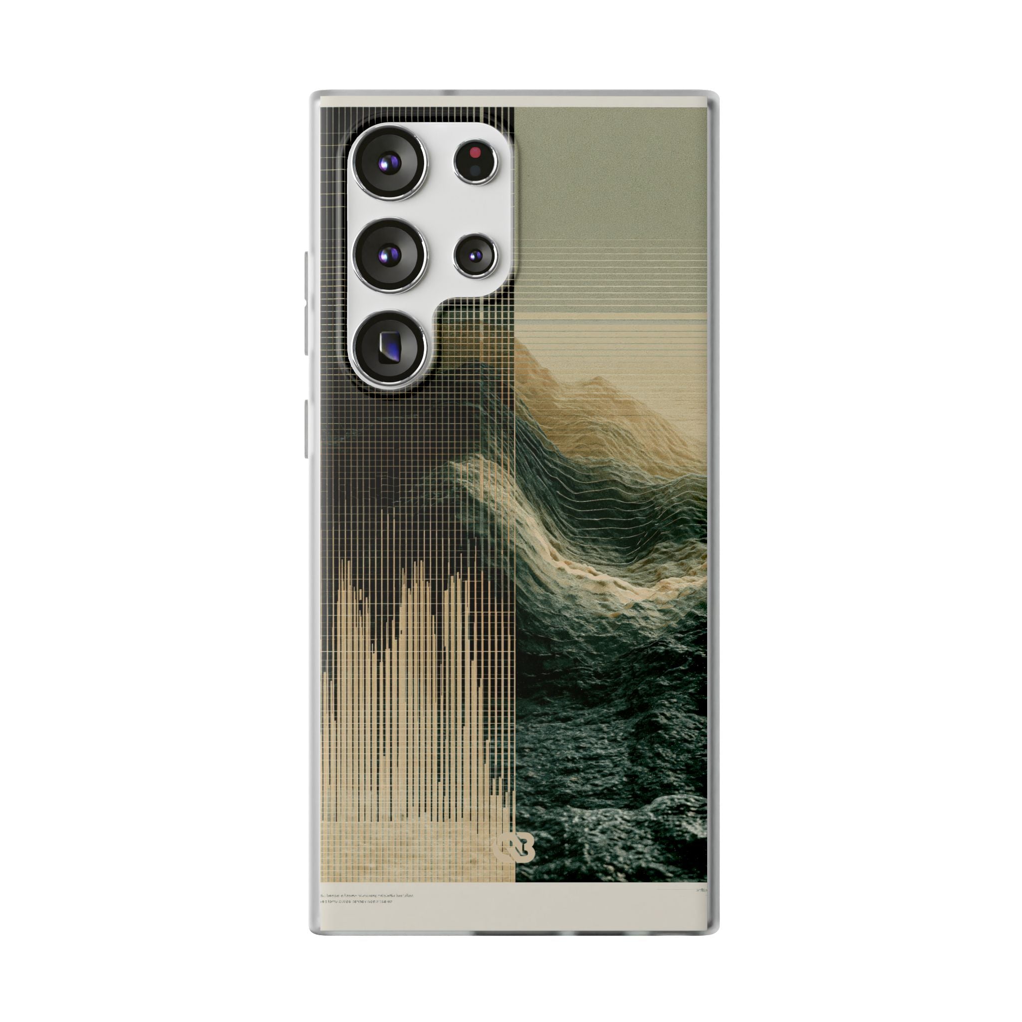 Beige Lite Phone Case for Samsung - Veridian Data Ridge