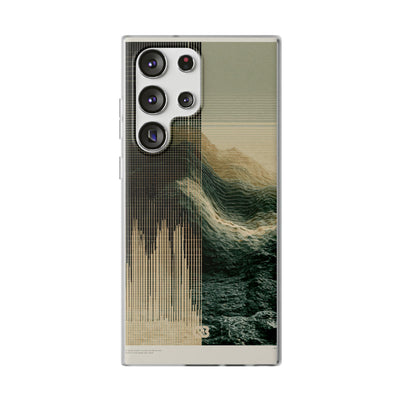 Beige Lite Phone Case for Samsung - Veridian Data Ridge