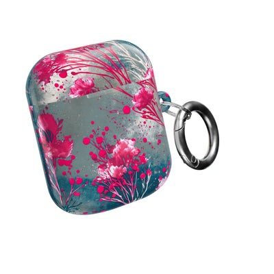Cyber Blossom · Hard Case for AirPods & AirPods Pro · Teal