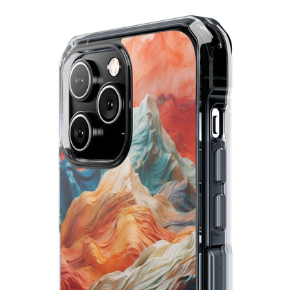 Fabric Peaks Crème iPhone 14 Pro Max Case - Impact