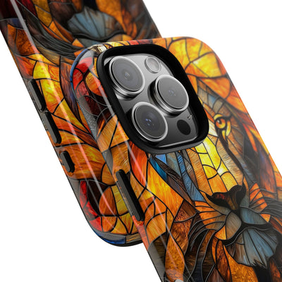 Amber Glass Lion · Tough Phone Case for iPhone