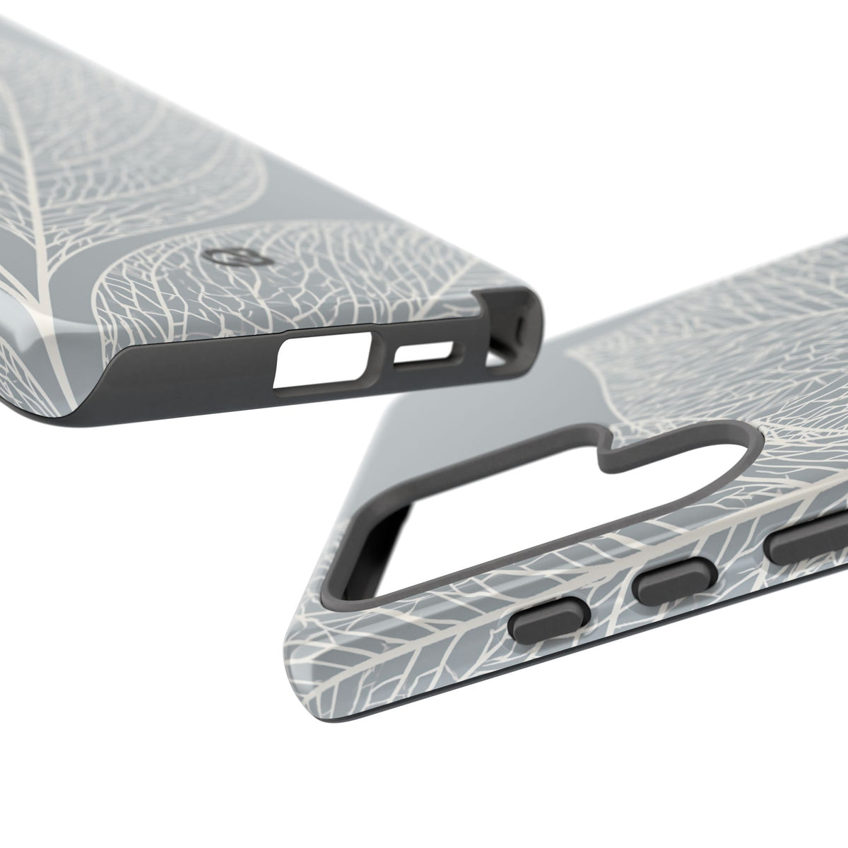 Minimal Leaf Skeleton · Tough Phone Case for Samsung · Grey