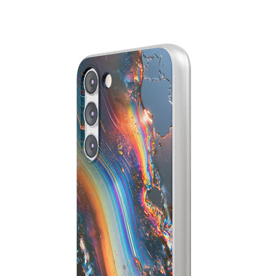Prismatic Aura Flow · Lite Phone Case for Samsung · Blue