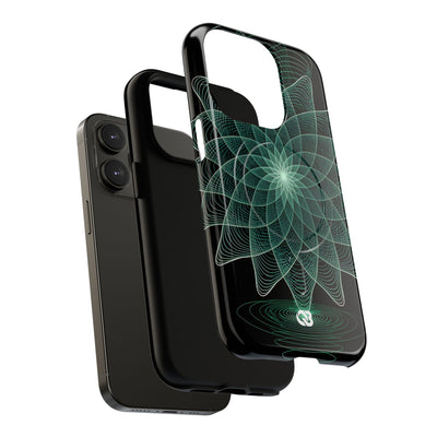 Verdant Harmonic Bloom · Tough 2.0 Magnetic Phone Case for iPhone · Black