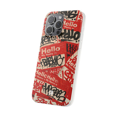 Slap Tag Collage · Lite Phone Case for iPhone ·  Red