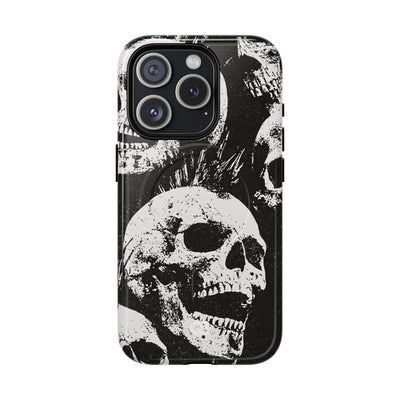 Punk Skull Riot · Tough 2.0 Magnetic Phone Case for iPhone · Black