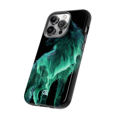 Nordic Aurora Fox · Tough Phone Case for iPhone · Teal