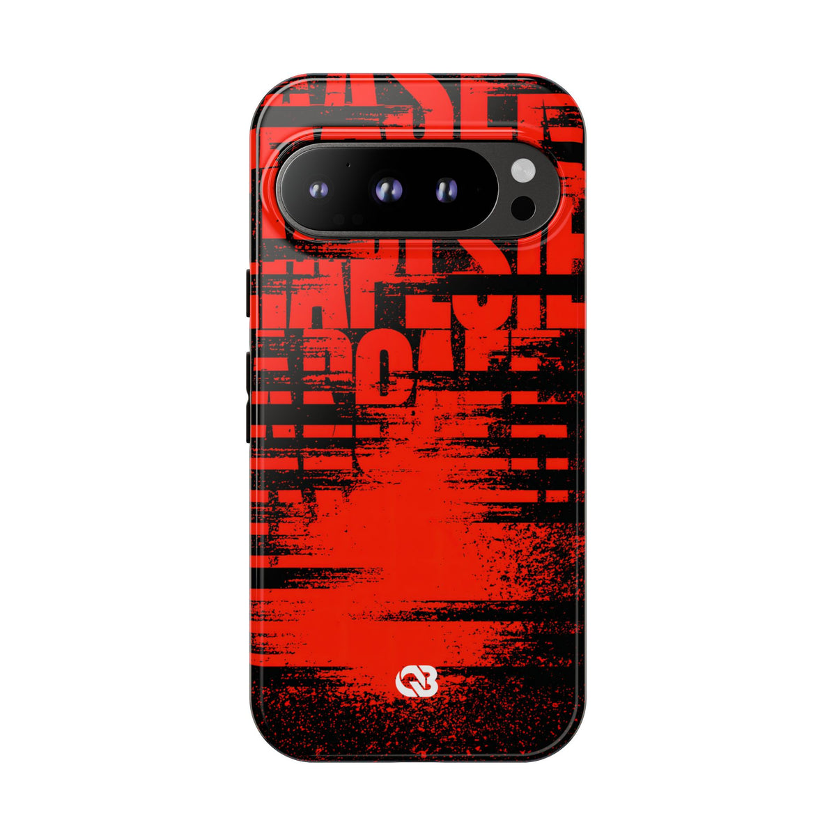 Crimson Redaction · Tough Phone Case for Pixel ·  Black