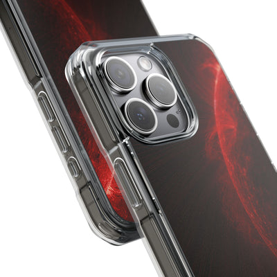 Red Impact MagSafe Phone Case for iPhone - Solar Crimson Flare