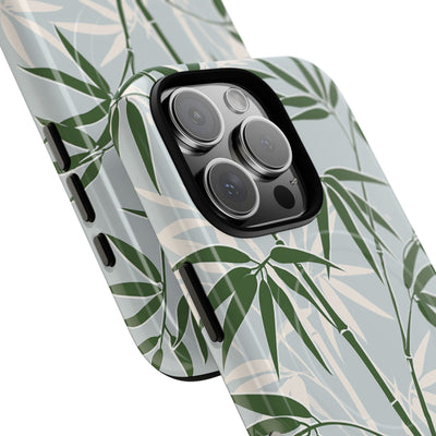 Green Tough 2.0 Magsafe Phone Case for iPhone - Kyoto Bamboo Canopy