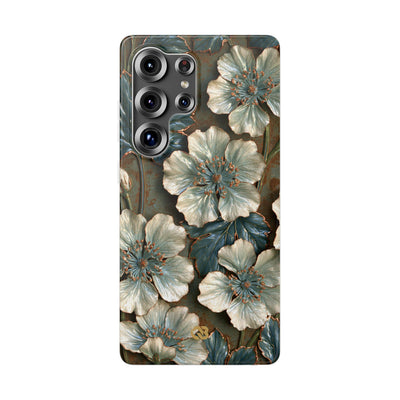 Gilded Blossom Reverie · Lite Phone Case for Samsung · Teal