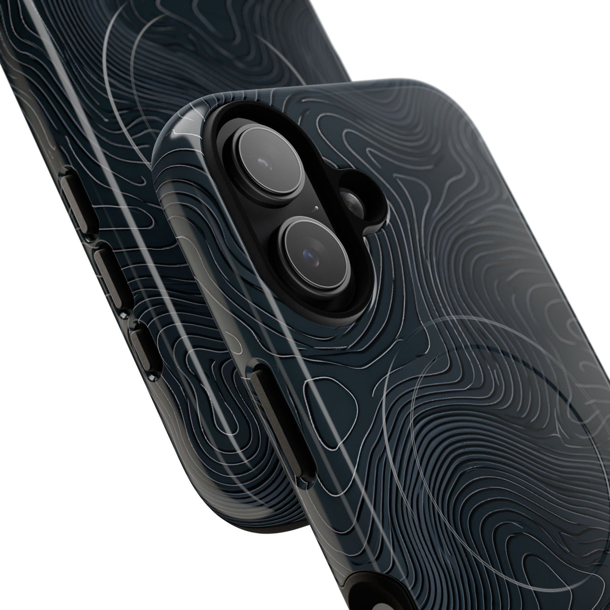 Obsidian Elevation · Tough 2.0 Magnetic Phone Case for iPhone · Black