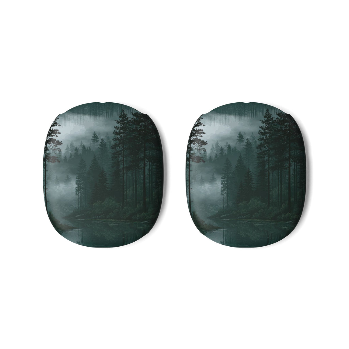 Misty Pine Reflections · Hard Case for AirPods Max · Green