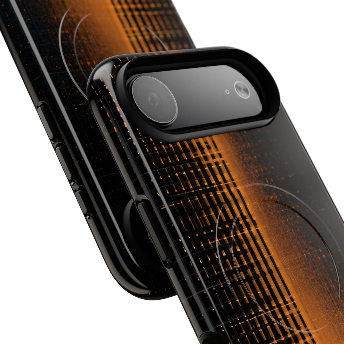 Amber Frequency · Tough 2.0 Magnetic Phone Case for iPhone · Orange