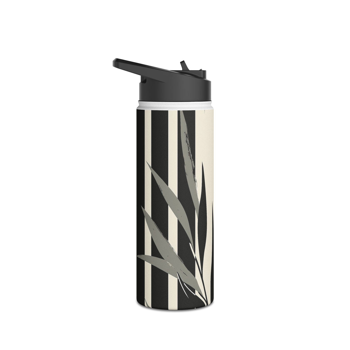 Linear Willow Study · Insulated Water Bottle · Beige