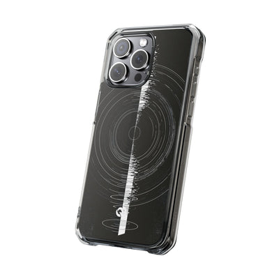 Black Impact MagSafe Phone Case for iPhone - Obsidian Orbital Signal