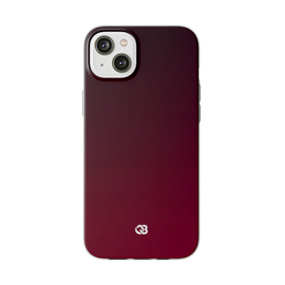 Red Lite Phone Case for iPhone - Deep Sangria Gradient