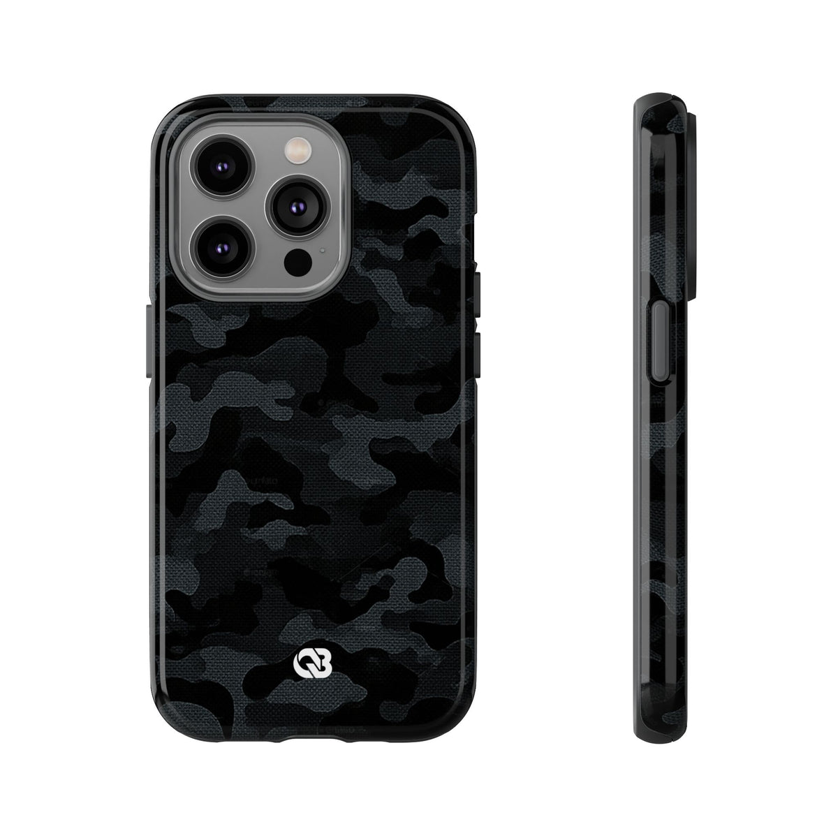 Blackout Urban Camo · Tough Phone Case for iPhone · Black