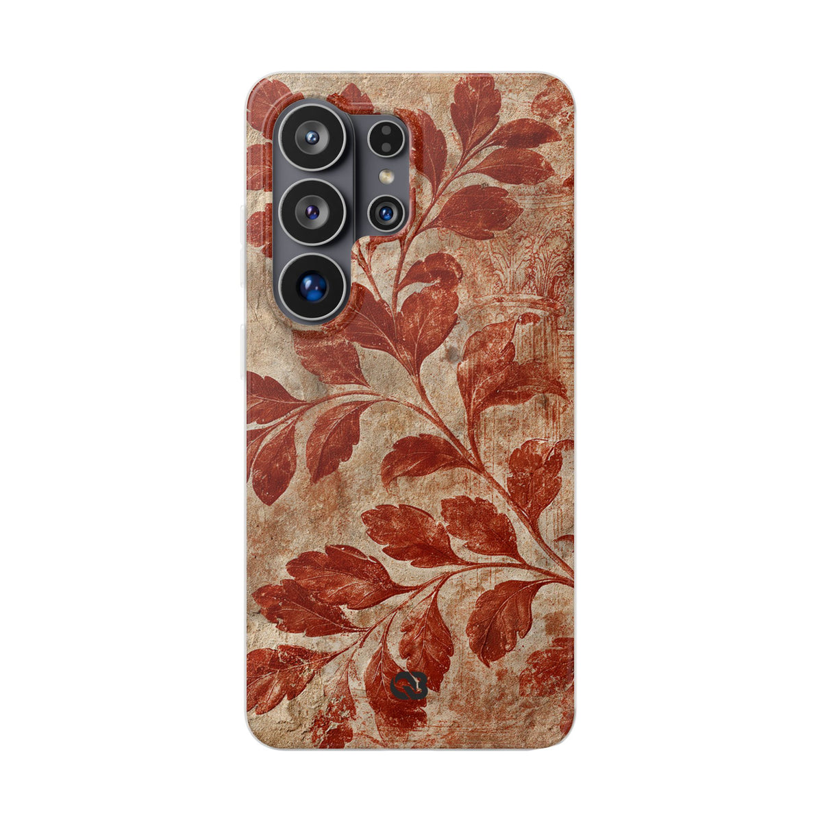 Terracotta Botanical Fresco · Lite Phone Case for Samsung · Red