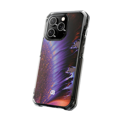 Ethereal Corona · Clear Impact Magnetic Phone Case for iPhone · Purple