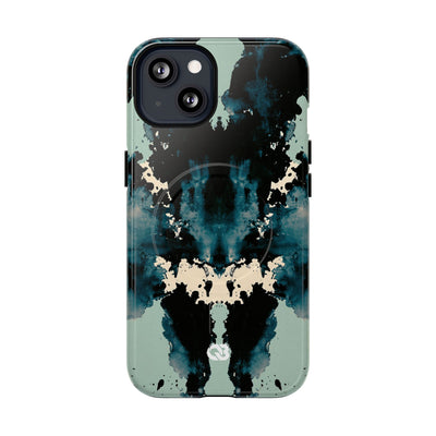 Rorschach Ink Void · Tough 2.0 Magnetic Phone Case for iPhone · Black
