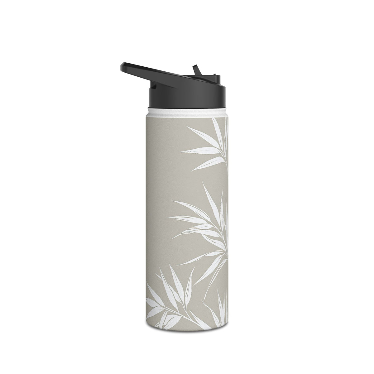 Serene Bamboo · Insulated Water Bottle · Beige