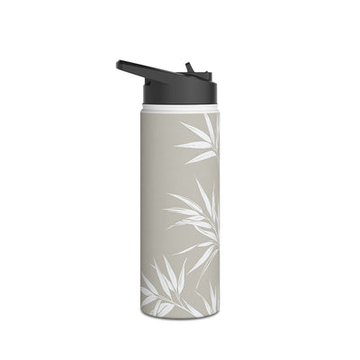 Serene Bamboo · Insulated Water Bottle · Beige