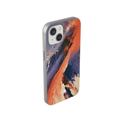 Solar Aura Drift · Lite Phone Case for iPhone ·  Orange