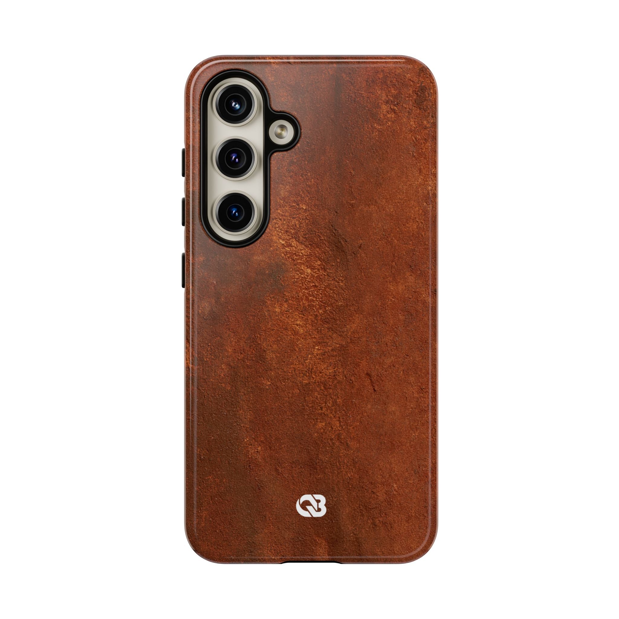 Orange Tough Phone Case for Samsung - Oxidized Iron Crust