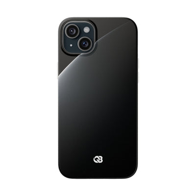 Black Lite Phone Case for iPhone - Obsidian Lunar Arch