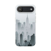 Grey Lite Phone Case for iPhone - Steel Mist Skyline
